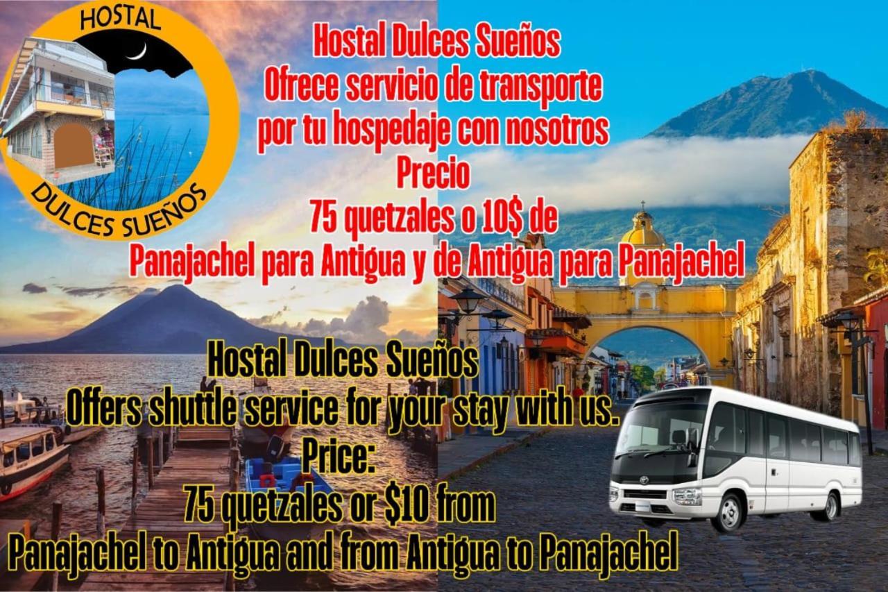 Hostal Dulces Suenos Panajachel Dış mekan fotoğraf